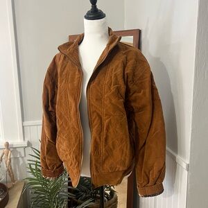 Easel Quilted Bomber Jacket